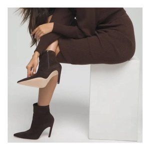 Good American Chocolate Icon Bootie